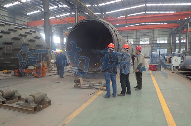 大美4月，陜西客戶考察煤炭烘干設備